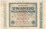 Niemcy, 20 miliardów marek 1923, stan 4