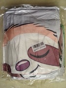 Koc narzuta z leniwcem 50x60 cm – prezent, napisy po niemiecku, nowy