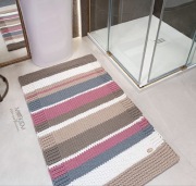 Dywan chodnik ze sznurka 70/140cm pleciony bawełna Motkiemisznurkiem 