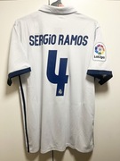 Koszulka Piłkarska Sergio Ramos 4 Real Madryt La Liga XL Retro Vintage