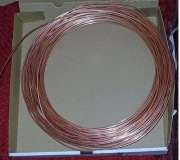 Kapilara miedziana średnica 2,4 x 0,8mm 8m