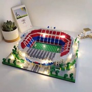 Barcelona stadion piłkarski oświetlenie LED zestaw klocków