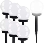 Lampa ogrodowa solarna- kula zestaw 6sztuk
