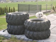 Arisun AT12 Opony do Quada Komplet 4 szt. 25x10-12 25x8-12 DUŻO BIEŻNIKA