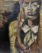 obraz olejny + struktura 60x50 portret kobiety