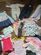 Ubranka niemowlęce r.74-80