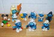 SMERFY * figurki Schleich Peyo Bully  lata '70 '80