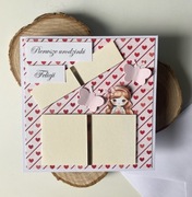 Kartka na urodziny dla dziewczynki, personalizowana.