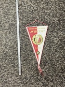 PRL proporczyk klubowy RTS Widzew Łódź zabytkowy piłkarski kolekcjonerski