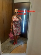 Sukienka- dzikie róże,  Marks  & Spencer,  rozm38 i małe 40, bawełna 