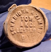 Plomba ołowiana młynarska Towarzystwo Akcyjne Schneider & Zimmer Leszno