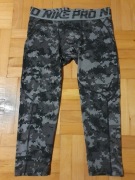 Legginsy męskie nike pro hypercool 3/4 camo roz. L
