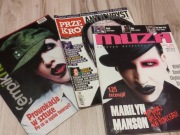 Marilyn Manson - 3 numery z Mansonem na okładce z 2003 i 2004