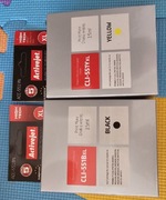 Activejet zamienniki 2szt CLI-551BK XL CLI-551Y XL