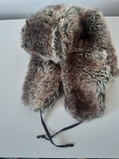 Czapka pilotka futrzana