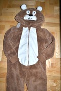 90^ Miś Niedźwiedź pluszowy strój piżama przebranie 7/8 Lat_122/128 cm