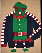 next Świąteczny sweter Elf Skrzat XL