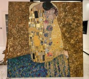 „Pocałunek” obraz olejny na płótnie, Gustaw Klimt