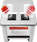 Elektryczna krajalnica do mięsa Mxmoonant, 5 mm + 10 mm