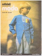 Magazyn Moda, odzież całoroczna dla dzieci.  Wykroje 88/89