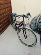 Rower damski trekkingowy 28" rama 17" Kands Galileo czarno-fioletowy Rower