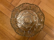 Duża szklana miska PRL 20cm