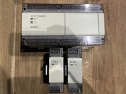Sterownik PLC Mitsubishi Fx-64MR-DS + 2x moduł rozszerzeń + przewód.