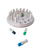 Drewniana gra logiczna kostka dla całej rodziny mikołajki christmas Memory