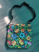 Torebka listonoszka kwiaty