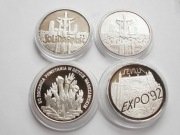 100000 zł, 200000 zł, 300000 zł,  4 uncje, Ag 999