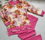 Komplet dres dziewczynka PSI PATROL handmade 140