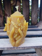 Świeca w 100% wykonana wosku pszczelego