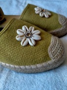 Espadryle zielone