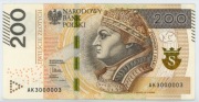 200 złotych 2015 numer radarowy