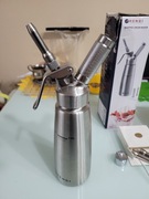 Syfon do bitej śmietany Hendi 0,5l ze stali nierdzewnej pancerny +naboje 