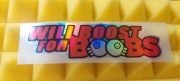 JDM TURBO BOOST BOOBS NAKLEJKA STICKERS