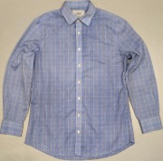 Wr) Charles Tyrwhitt Non Iron męska koszula kratka Roz.41/86cm