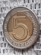 5 złotych 2023r. z W. menniczego* Super stan