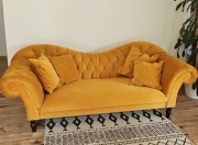 Sofa brw cupido kolor żółty