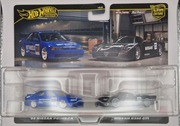 HOT WHEELS PREMIUM 2-PACK '94 NISSAN PRIMERA & NISSAN R390 GT1