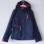 Granatowa ocieplana kurtka softshell z kapturem IcePeak Rianna 146/152