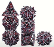 Metalowe Kości RPG Krwawy Liść