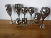 Stare ciemne srebrne kieliszki 8 sztuk ZOBACZ WYPRZEDAŻ