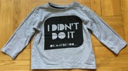 Bluzka "I didn't do it" - Primark - rozmiar 86