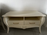 Zestaw mebli w stylu Ludwikowskim – stół + krzesła + komoda + witryna