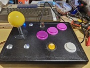 Nowo zbudowany leworęczny joystick arkadowy do Atari Amigi DB9 Autofajer 