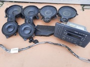 Zestaw glosnikow radio wzmacniacz  volvo s60 