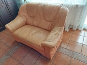 Sofa 2 osobowa ze skóry