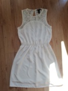Beżowa sukienka h&m