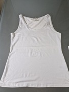 Koszulka na Ramiączkach H&M Basic Biała Rozmiar L 